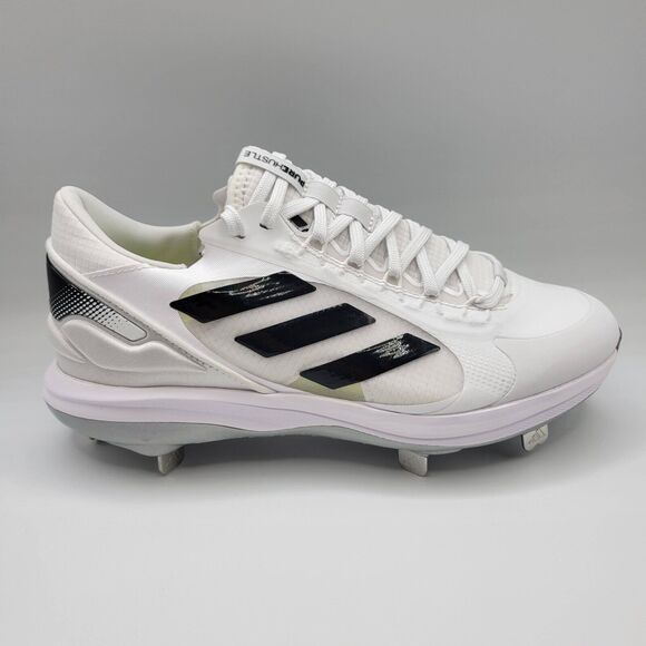 Adidas Purehustle 2 Elite Womens 9 White Softball Metal Cleats FY4393 Fast Pitch - Picture 7 of 15